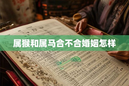 属猴和属马合不合婚姻怎样