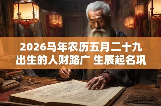 2026马年农历五月二十九出生的人财路广 生辰起名巩固命局 2026马年农历五月二十九出生的人财路广 生辰起名巩固命局