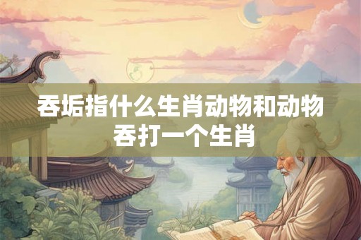 吞垢指什么生肖动物和动物 吞打一个生肖