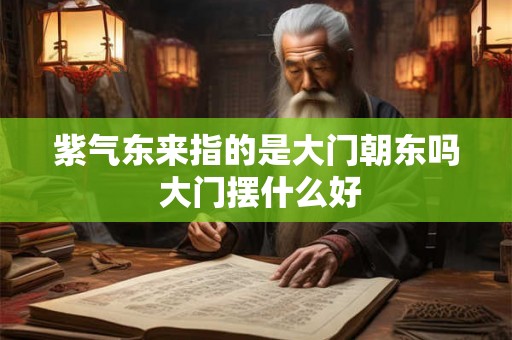 紫气东来指的是大门朝东吗 大门摆什么好