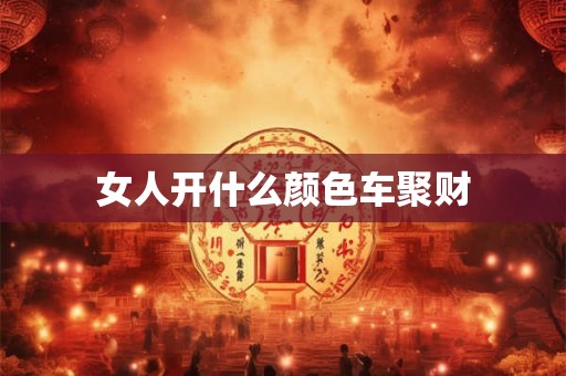 女人开什么颜色车聚财