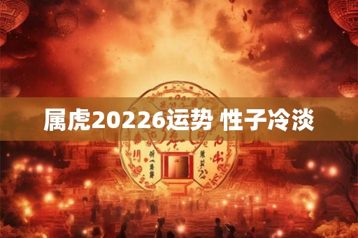 属虎20226运势 性子冷淡
