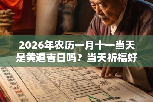2026年农历一月十一当天是黄道吉日吗?当天祈福好不好? 2026年农历一月十一当天是黄道吉日吗?当天祈福好不好?