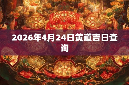 2026年4月24日黄道吉日查询