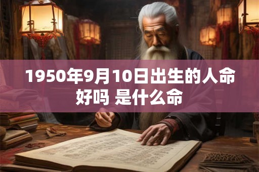 1950年9月10日出生的人命好吗 是什么命 1950年9月10日出生的人命好吗 是什么命