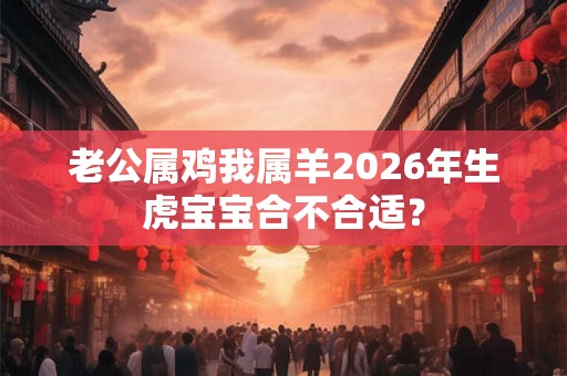 老公属鸡我属羊2026年生虎宝宝合不合适？