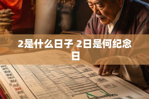 2是什么日子 2日是何纪念日