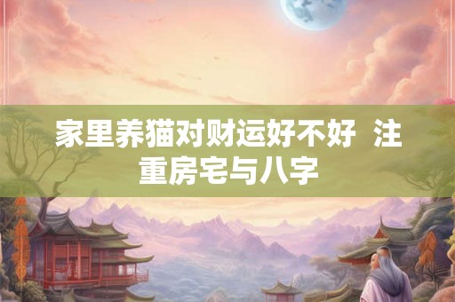 家里养猫对财运好不好  注重房宅与八字