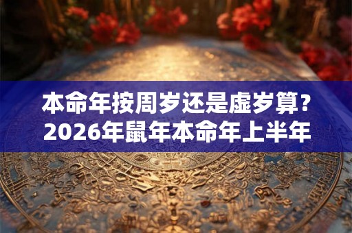 本命年按周岁还是虚岁算?2026年鼠年本命年上半年运势分析 本命年按周岁还是虚岁算?2026年鼠年本命年上半年运势分析