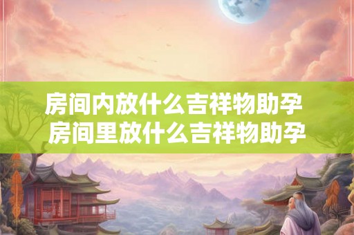房间内放什么吉祥物助孕 房间里放什么吉祥物助孕