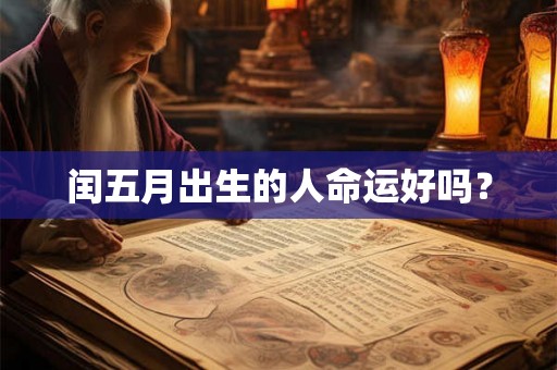 闰五月出生的人命运好吗？
