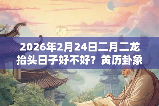 2026年2月24日二月二龙抬头日子好不好?黄历卦象如何? 2026年2月24日二月二龙抬头日子好不好?黄历卦象如何?