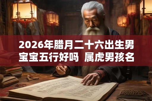 2026年腊月二十六出生男宝宝五行好吗  属虎男孩名字推荐