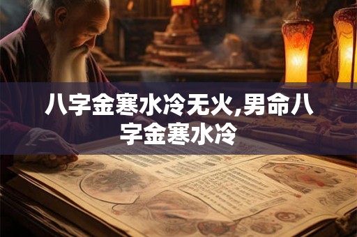 八字金寒水冷无火,男命八字金寒水冷