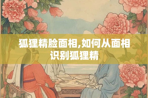 狐狸精脸面相,如何从面相识别狐狸精 狐狸精脸面相,如何从面相识别狐狸精