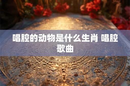 唱腔的动物是什么生肖 唱腔歌曲 唱腔的动物是什么生肖 唱腔歌曲