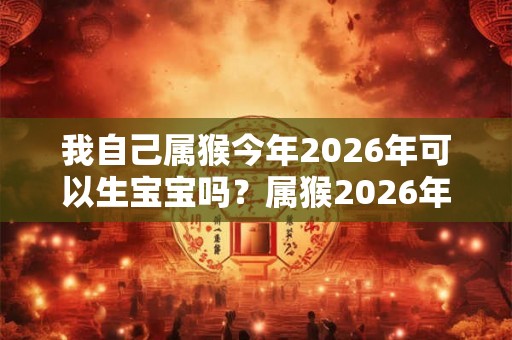 我自己属猴今年2026年可以生宝宝吗？属猴2026年运势如何？