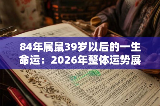84年属鼠39岁以后的一生命运:2026年整体运势展望 84年属鼠39岁以后的一生命运:2026年整体运势展望