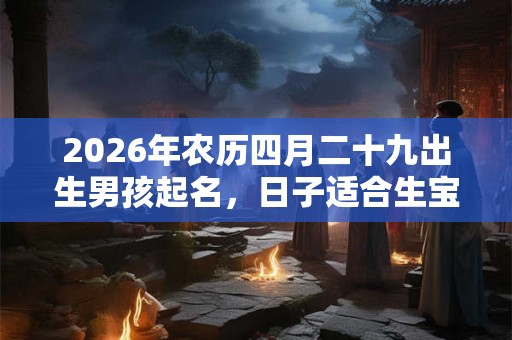 2026年农历四月二十九出生男孩起名，日子适合生宝宝吗？