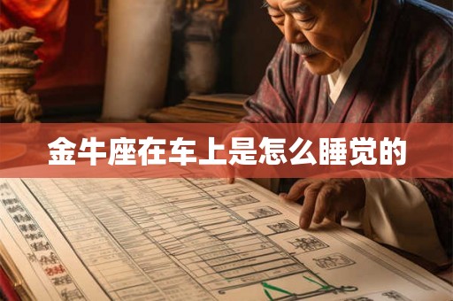 金牛座在车上是怎么睡觉的
