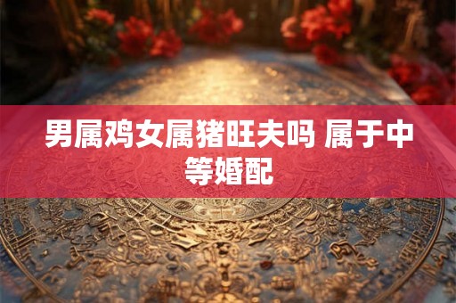 男属鸡女属猪旺夫吗 属于中等婚配