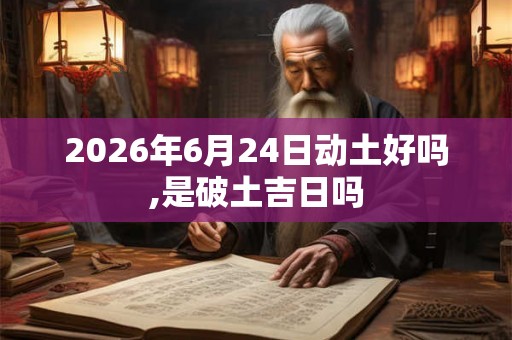 2026年6月24日动土好吗,是破土吉日吗 2026年6月24日动土好吗,是破土吉日吗