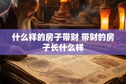 什么样的房子带财 带财的房子长什么样 什么样的房子带财 带财的房子长什么样