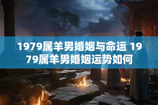 1979属羊男婚姻与命运 1979属羊男婚姻运势如何