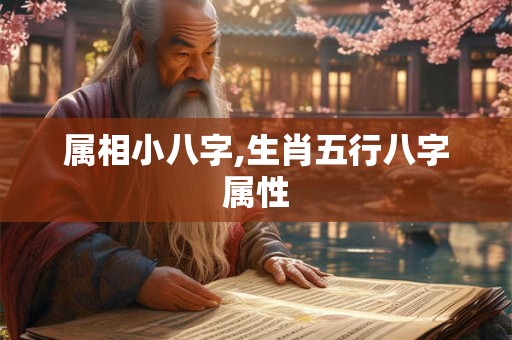 属相小八字,生肖五行八字属性 属相小八字,生肖五行八字属性