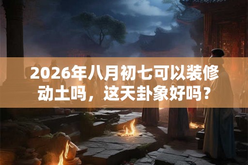 2026年八月初七可以装修动土吗，这天卦象好吗？