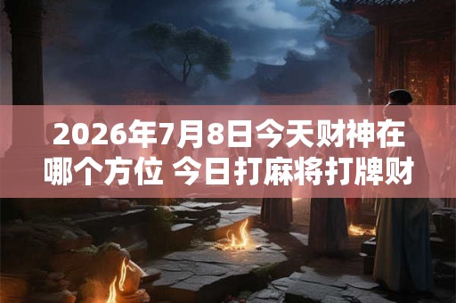 2026年7月8日今天财神在哪个方位 今日打麻将打牌财运方位！