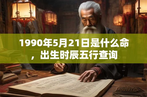 1990年5月21日是什么命，出生时辰五行查询