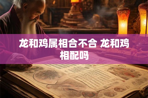 龙和鸡属相合不合 龙和鸡相配吗
