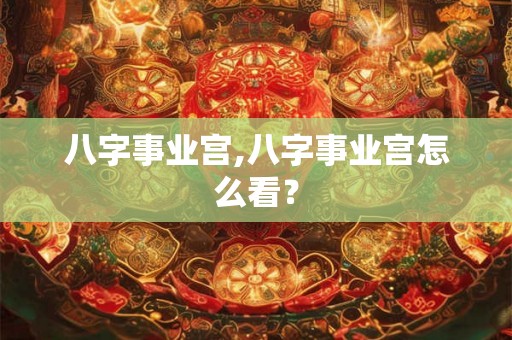 八字事业宫,八字事业宫怎么看？