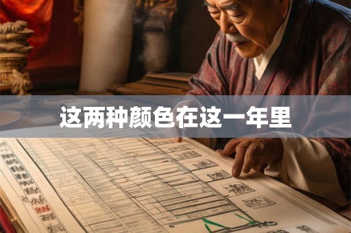 这两种颜色在这一年里