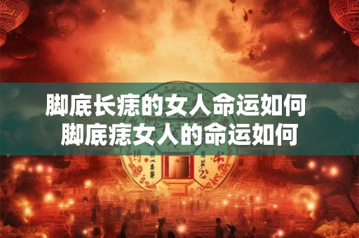 脚底长痣的女人命运如何 脚底痣女人的命运如何