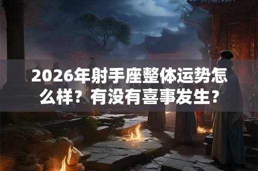 2026年射手座整体运势怎么样?有没有喜事发生? 2026年射手座整体运势怎么样?有没有喜事发生?