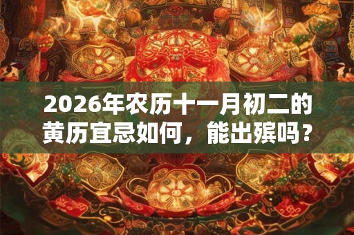 2026年农历十一月初二的黄历宜忌如何，能出殡吗？