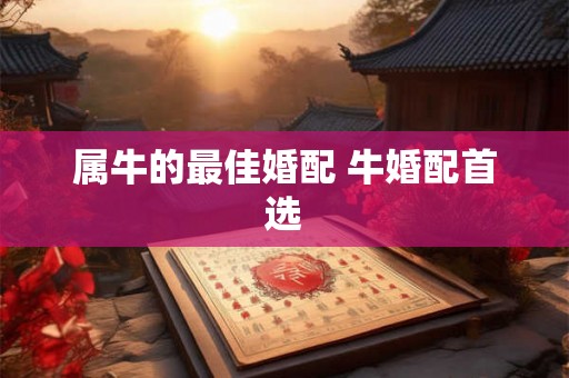 属牛的最佳婚配 牛婚配首选