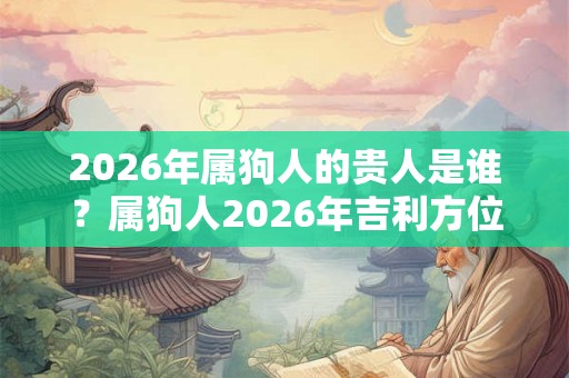 2026年属狗人的贵人是谁？属狗人2026年吉利方位