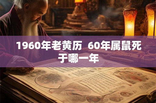 1960年老黄历  60年属鼠死于哪一年