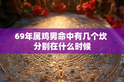 69年属鸡男命中有几个坎 分别在什么时候
