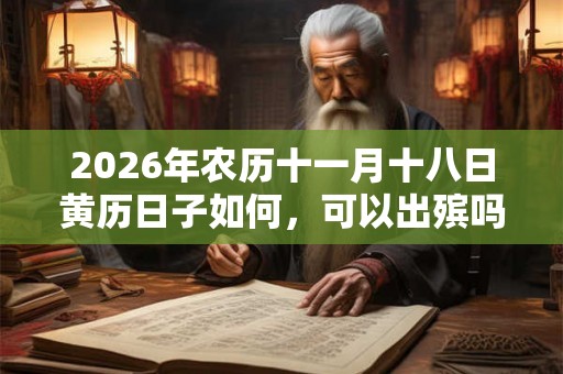2026年农历十一月十八日黄历日子如何，可以出殡吗？