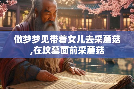做梦梦见带着女儿去采蘑菇,在坟墓面前采蘑菇