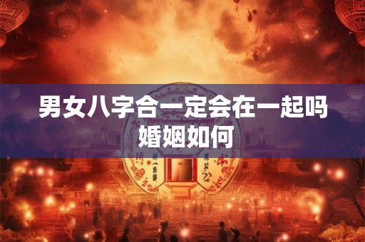 男女八字合一定会在一起吗 婚姻如何
