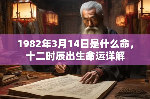 1982年3月14日是什么命,十二时辰出生命运详解 1982年3月14日是什么命,十二时辰出生命运详解