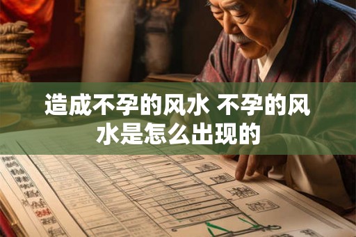 造成不孕的风水 不孕的风水是怎么出现的