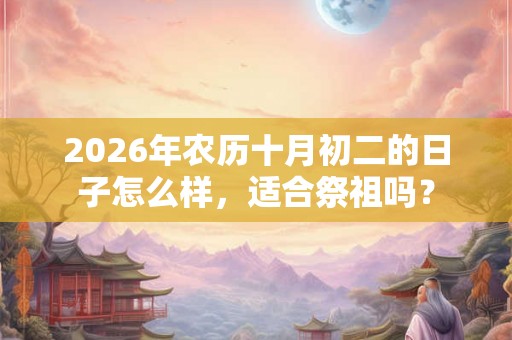 2026年农历十月初二的日子怎么样，适合祭祖吗？