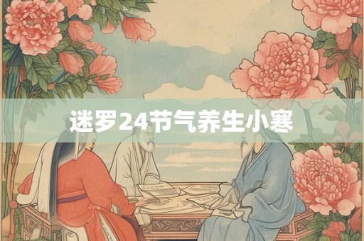 迷罗24节气养生小寒