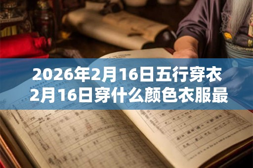 2026年2月16日五行穿衣 2月16日穿什么颜色衣服最旺运